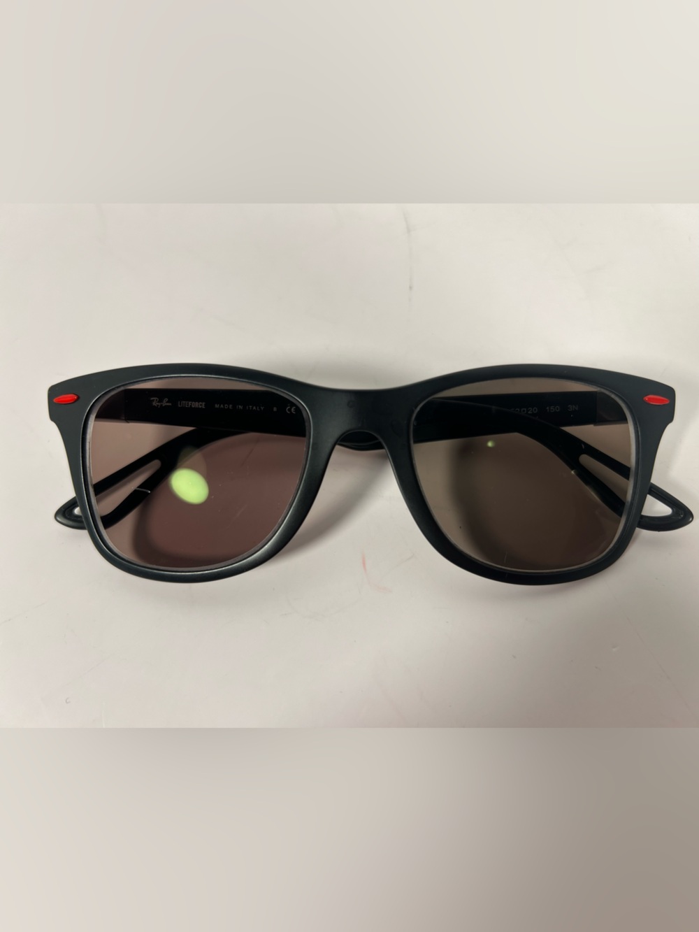 5103: Ray-Ban Liteforce RB4195-M Ferrari Black Brown Sunglasses Made in Italy